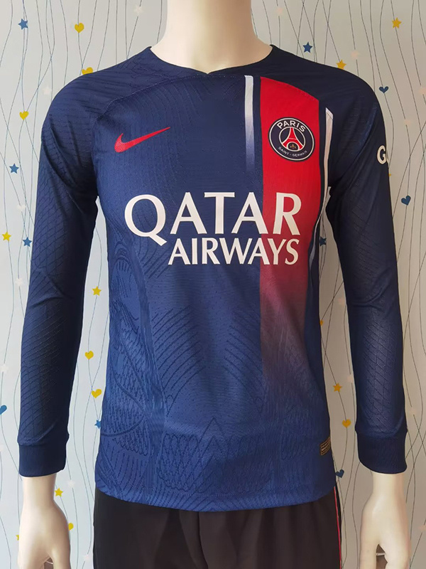 AAA Quality Paris St Germain 23/24 Home Long Jersey(Player)